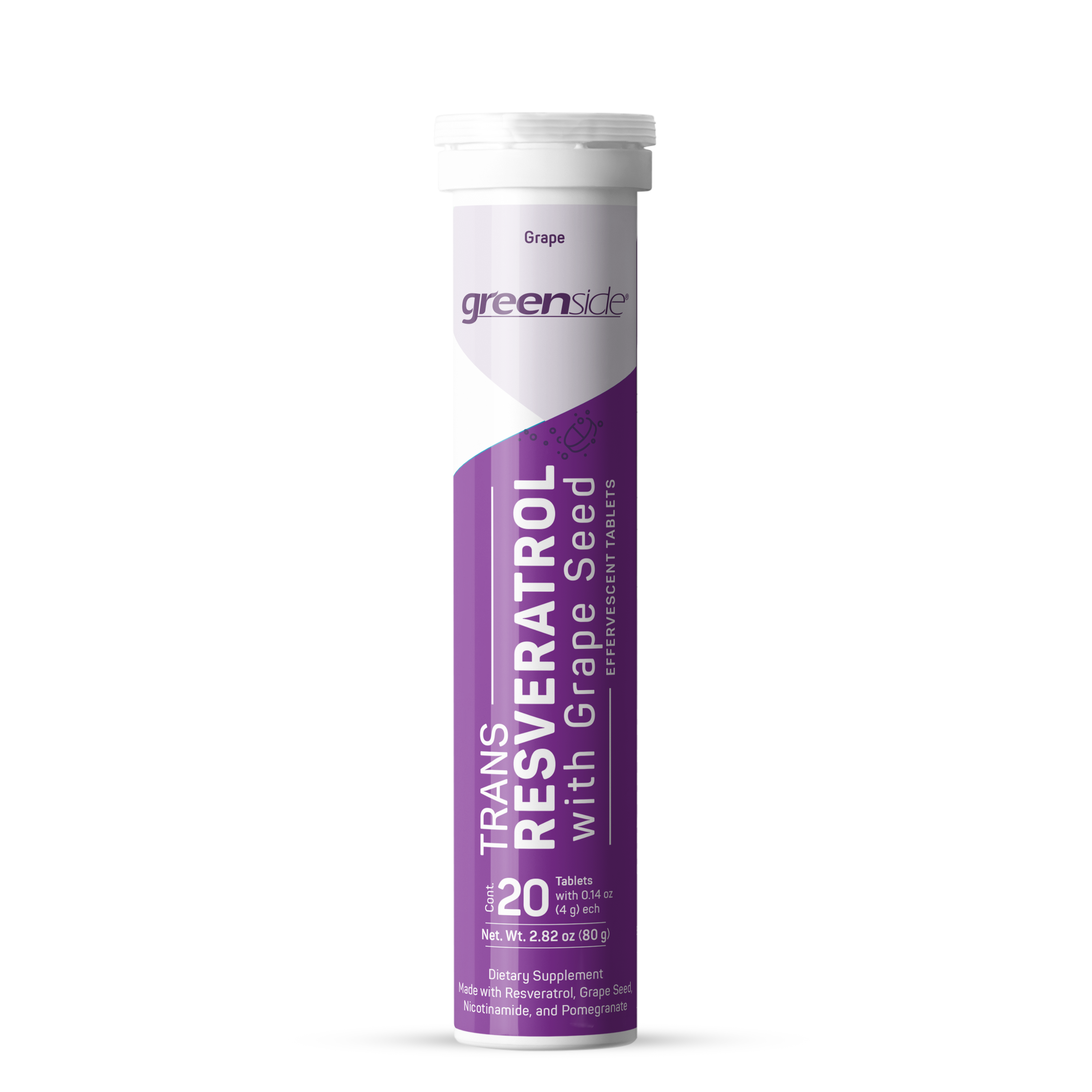 Trans-Resveratrol 20 tabletas efervescentes